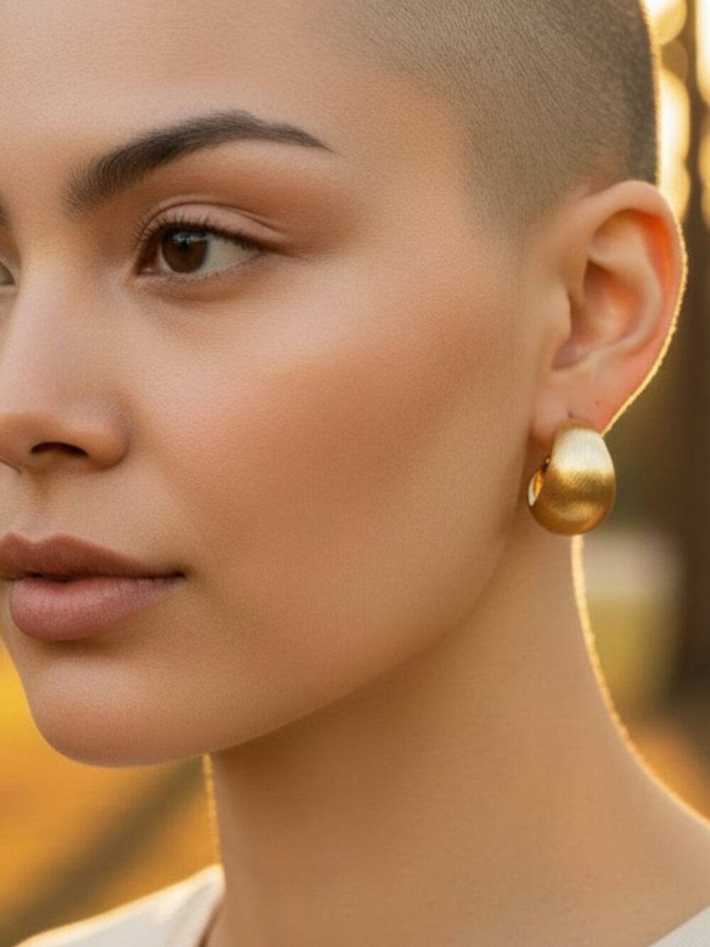 Monet Vintage Goldtone Earrings